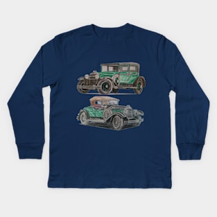 Car Kids Long Sleeve T-Shirt